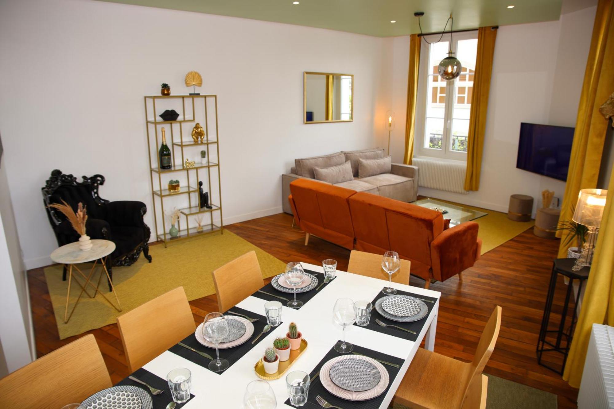 Au Coeur Du Boulingrin Apartment Reims Ngoại thất bức ảnh